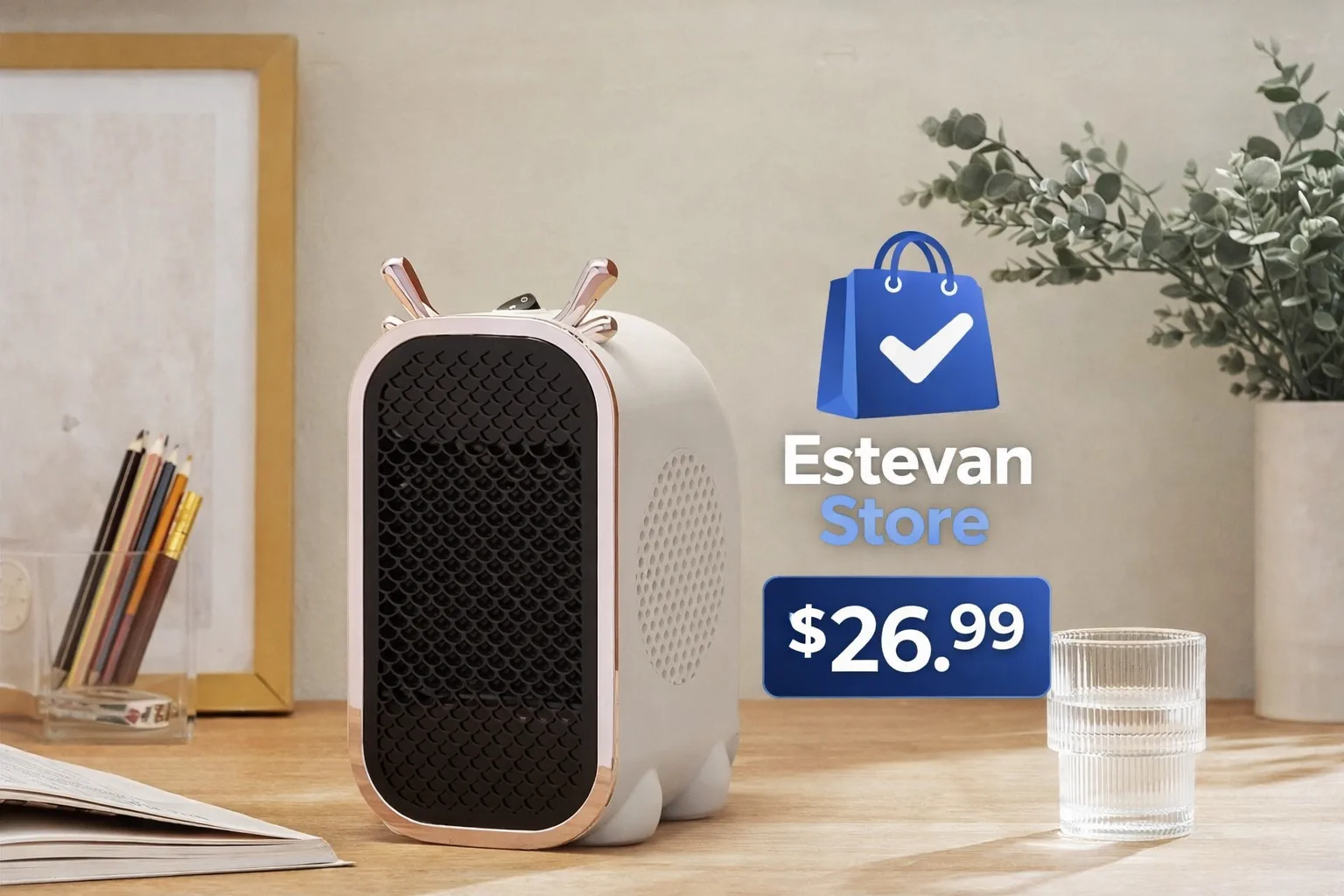 Mini Calefactor Portátil – Calor rápido y seguro para tu hogar u oficina