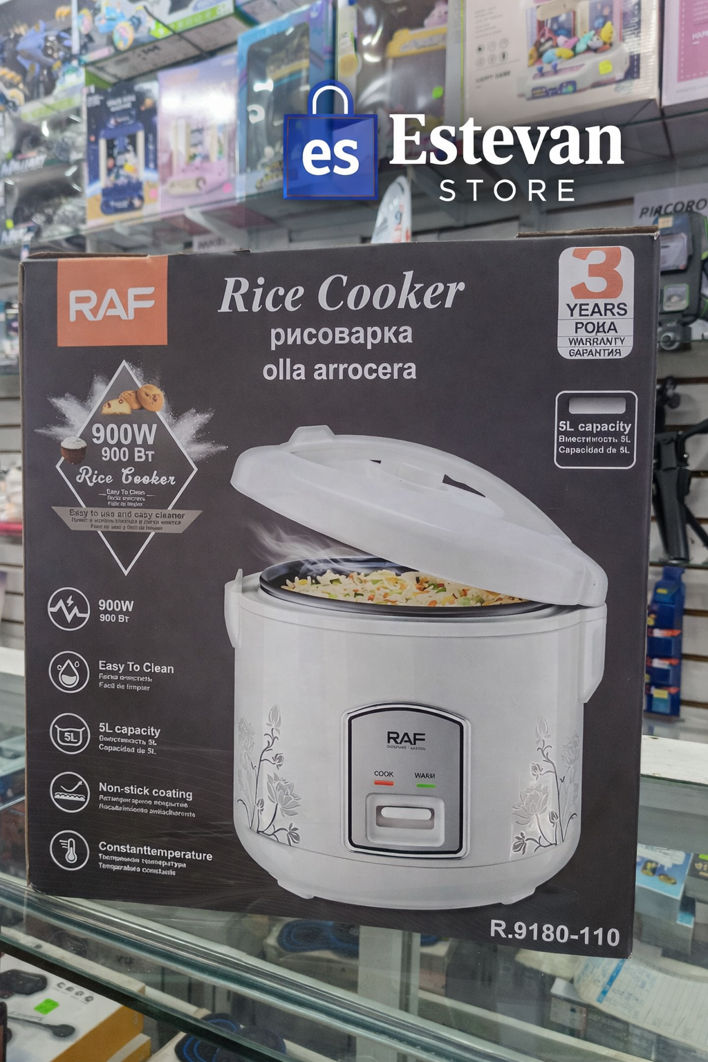 OLLA ARROCERA RAF DE 5 LITROS