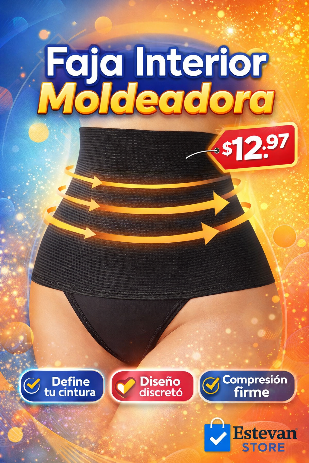 Faja Interior Moldeadora para Mujer | Cómoda, Discreta y Transpirable | Estevan Store