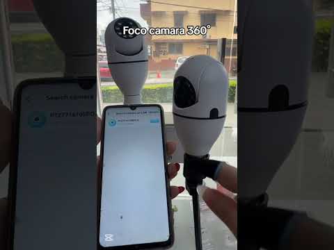 Cámara WiFi HD Tipo Foco 360° 📹 Seguridad desde tu celular