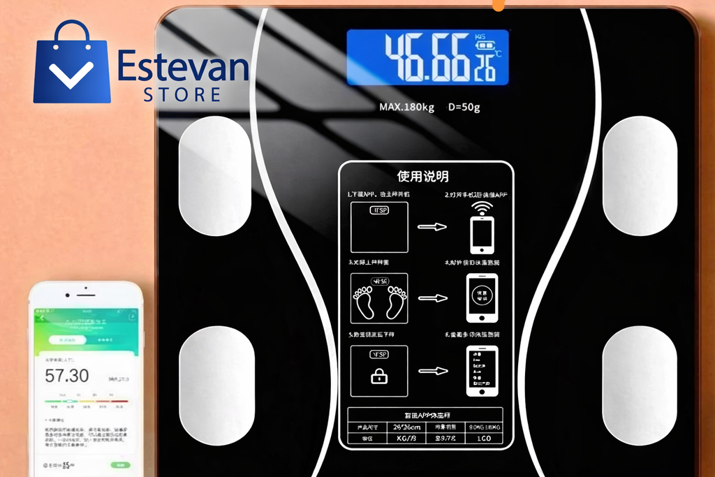 ⚖️ BALANZA DIGITAL INTELIGENTE CON BLUETOOTH 📱