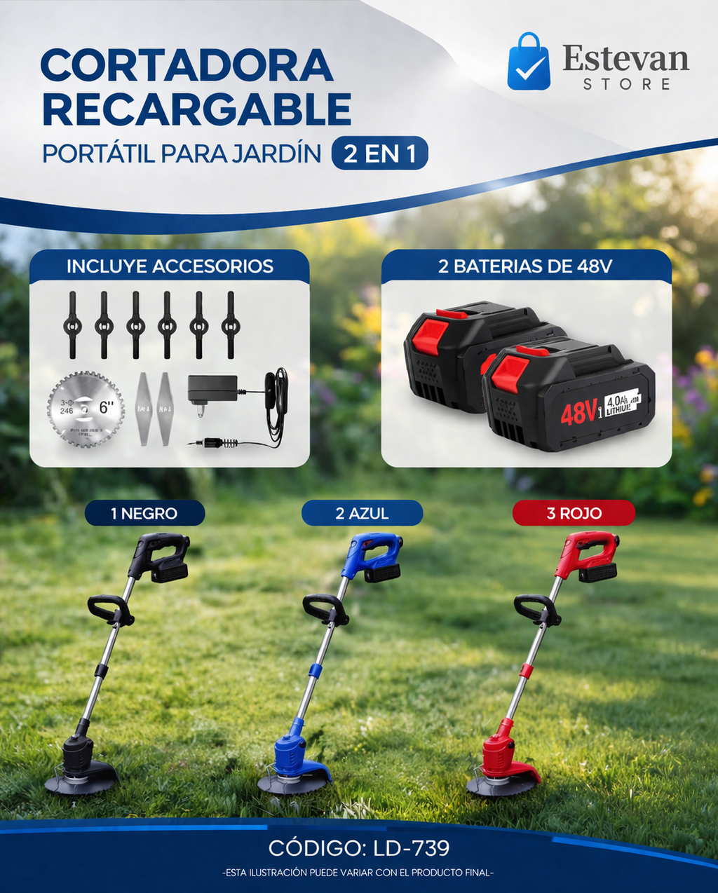 🌿🔥 CORTADORA RECARGABLE 2 EN 1 🔥🌿