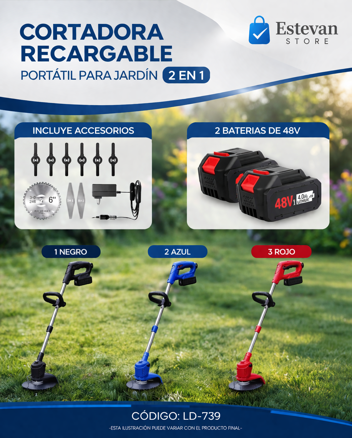 🌿🔥 CORTADORA RECARGABLE 2 EN 1 🔥🌿