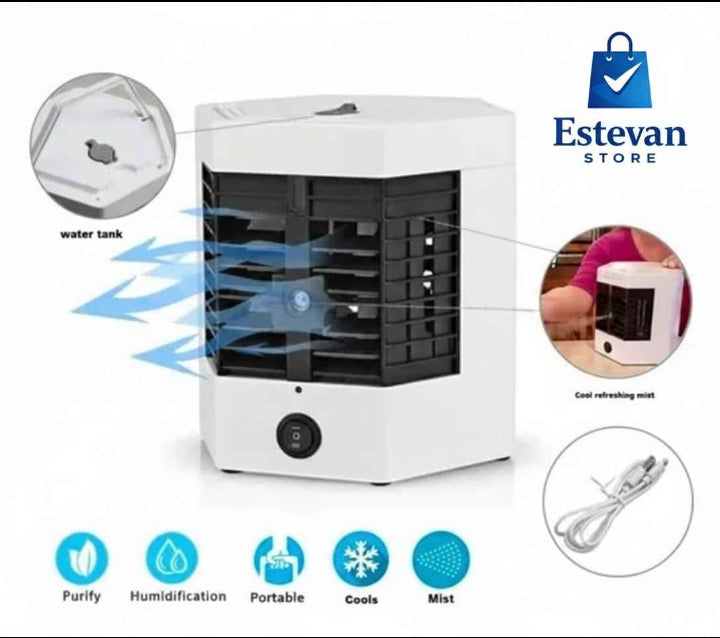 ❄️ ¡Dile adiós al calor! Mini Aire Acondicionado Portátil 2X Power 🌬️
