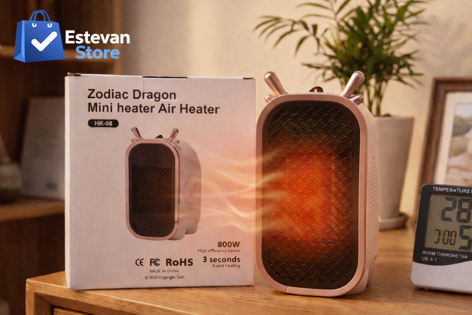 Mini Calefactor Portátil – Calor rápido y seguro para tu hogar u oficina
